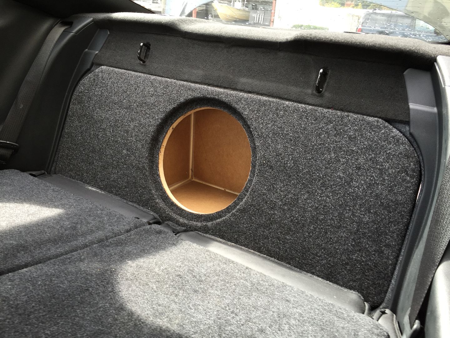 ZEnclosures 2015+ Mustang 110" FRONT FIRE Subwoofer Box Sub Speaker